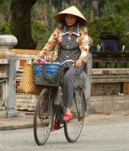 vietnam-woman-on-bike Vietnamese Woman on Bike